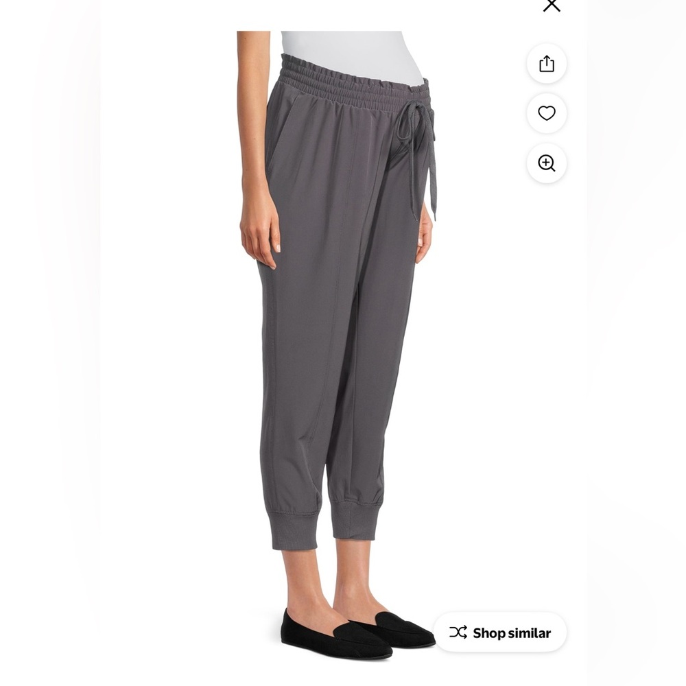 Maternity XL 16 18 Time and Tru Charcoal Jogger Pants
